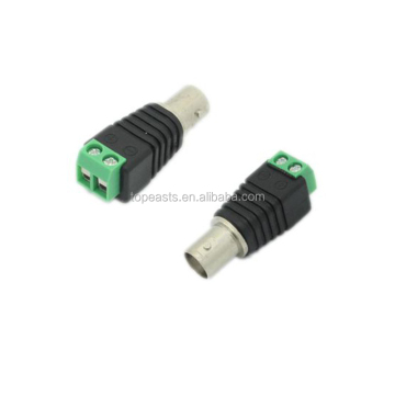 DC Power Jack Adapter Plug to BNC Female Cable Connector for CCTV Cameras