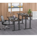 Double moteurs 4 jambes debout bureau de hauteur réglable Home Office Office Office Office de travail électrique Sit Stand Up Table