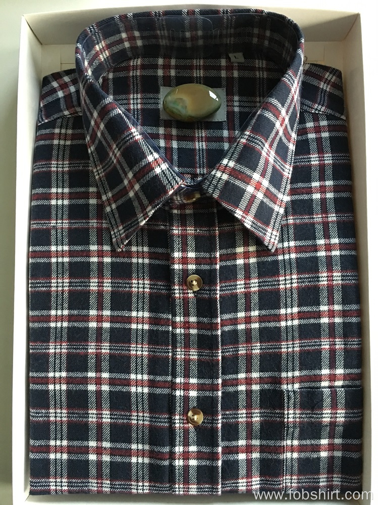 High Quality Flannel Fabric Business Shirt