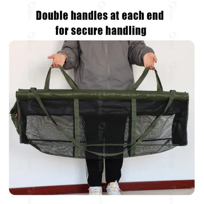 Wholesale Easy-Clean 1000g 120cm Carp Fishing Tackle Folding Mesh Float Weight Sling