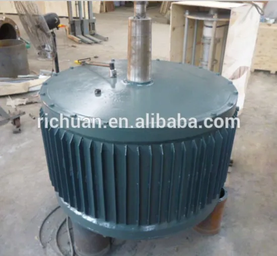 CE Approved Richuan 2015 lowest rpm permanent magnetic generator 60kw vertical wind turbine system