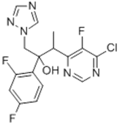 Name: (2R,3S/2S,3R)-3-(4-Chloro-5-fluoro-6-pyrimidinyl)-2-(2,4-difluorophenyl)butan-2-ol hydrochloride CAS 188416-35-5