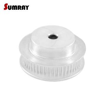 SUMRAY GT2 Pulley Wheel 55T Timing Belt Pulley Bore 5/6/6.35/8/10/12/14mm 7/11mm Width Toothed Belt Pulley for CNC Machine