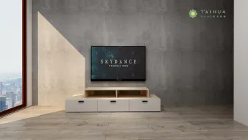 TV Stand of 3 Drawers and CD Rack