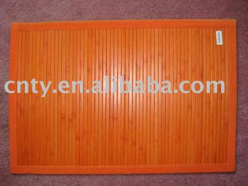 Orange Color Bamboo Table Mats and Runners