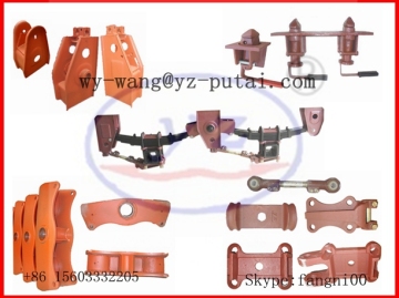 semi trailer truck mechanical air suspension spare parts
