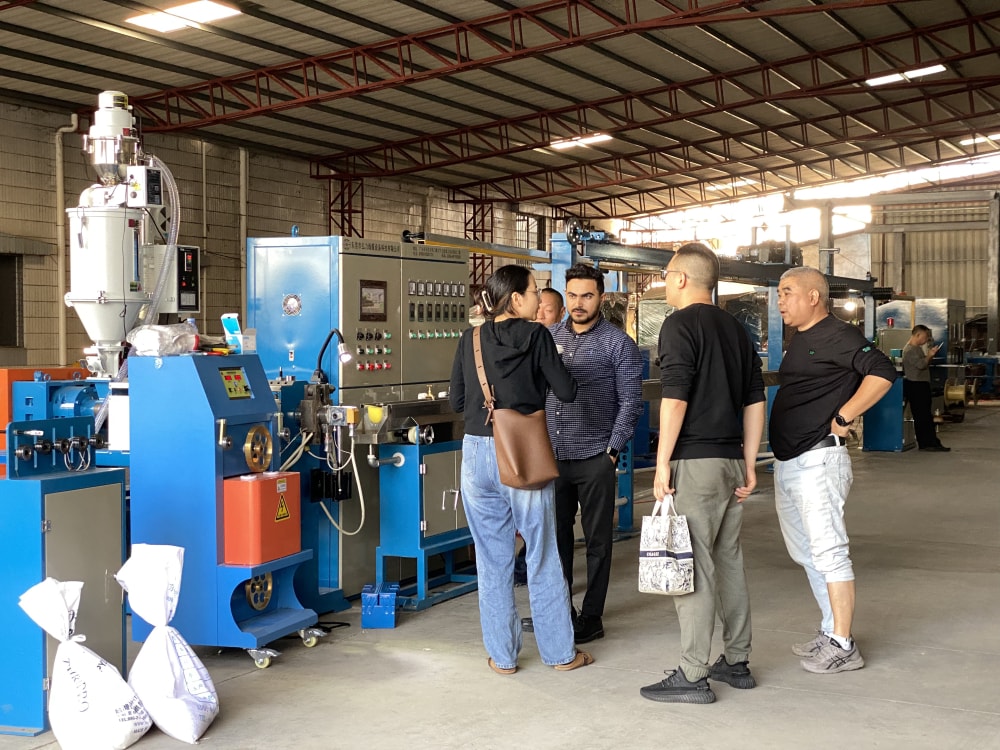 Acceptance of the extruder