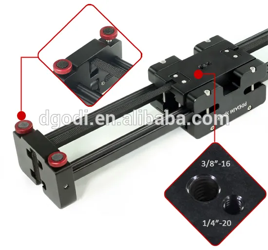 china factory produce cnc machining mini aluminum video motorized camera slider