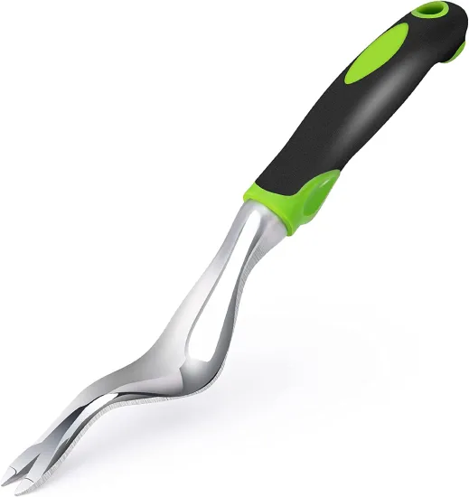 Isunpro Professional Green Garden Hand Tools: Aluminum Head Weeding and Digging Tools