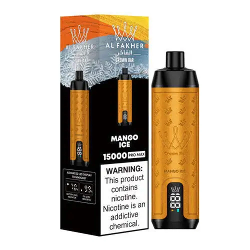 Al Fakher Crown Bar 15000 Puffs Shisha Vape Fabrikant fan Sina Al Fakher Crown Bar 15000 Puffs Shisha Vape Fabrikant fan Sina