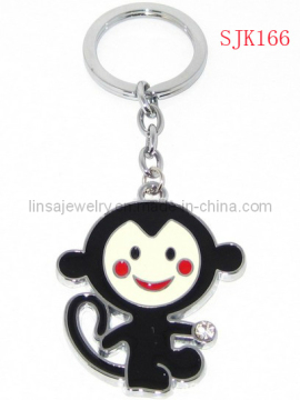 Fashion Soft Enamel Monkey Keychain (SJK166)