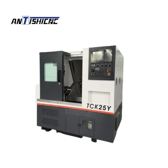 High-Tech TCK25Y Automatic Turning and Milling Center: Compound CNC Lathe Machine for Metal Processing