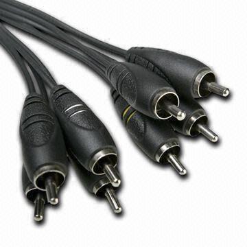 RCA Cable Available in 1.5m, 4 x RCA Plugs to 4 x RCA Plugs