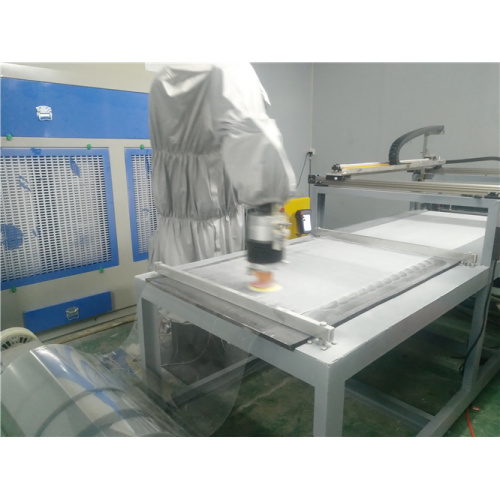 Heat film sanding processing modular grinding station