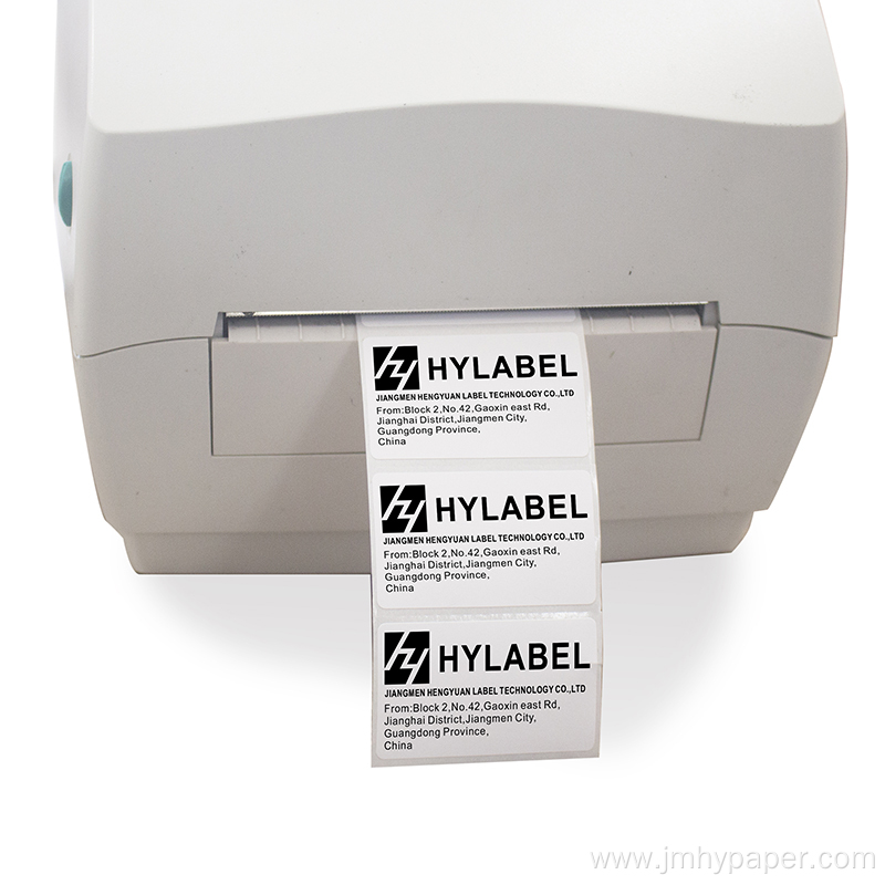 Preprint support blank price tag barcode sticker labels