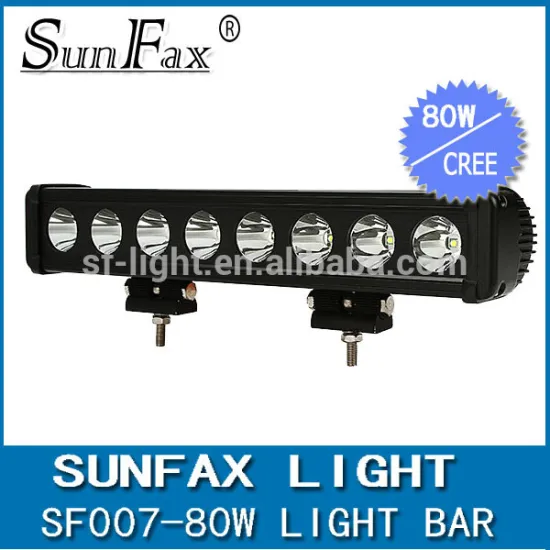 Best price 17.5 inch 80W C REE 10w chips offroad led light bars, led work light bar for truck