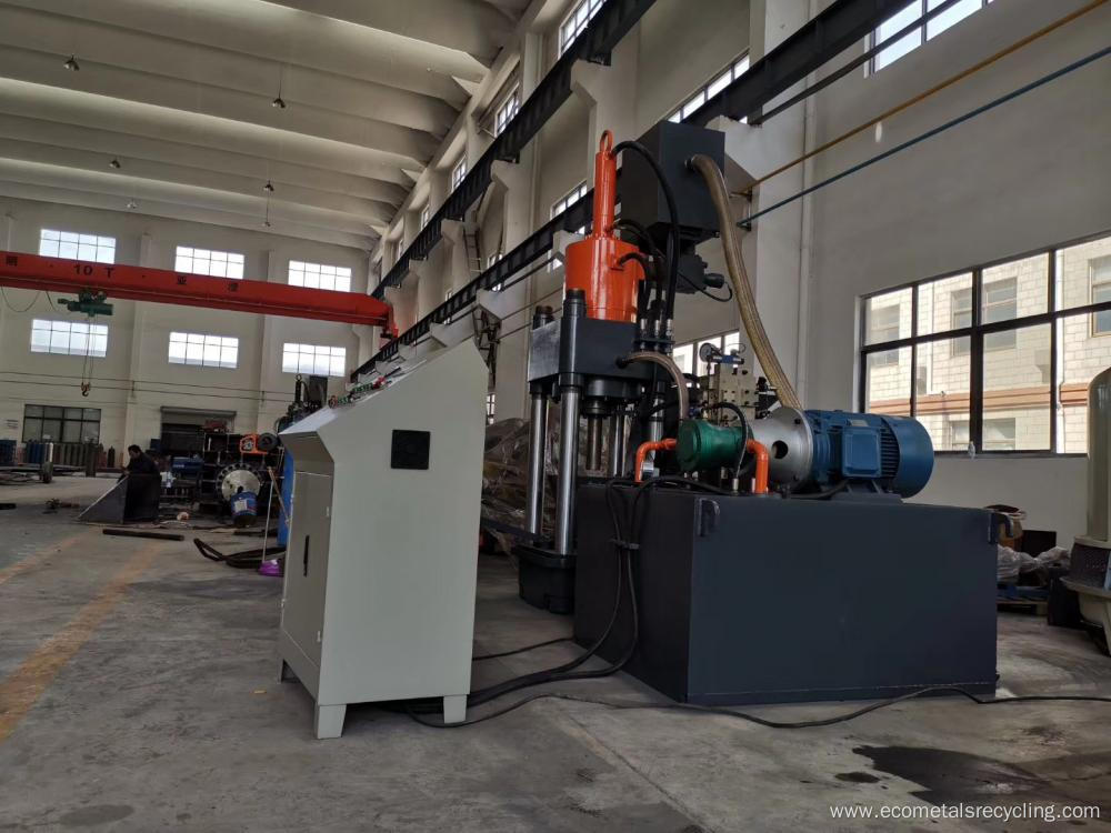 Vertical Briquetting Machine Press for Aluminum Shavings