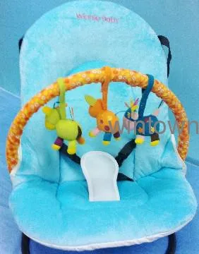 Baby mini plush toy for baby carriage, cardle and crib