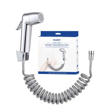 Leelongs Ningbo Factory Hygiene Bathroom Chromed Handheld ABS Shattaf Toilet Bidet Spray