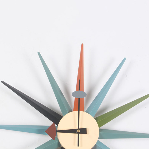 Decorative Wall Clocks Modern Nelson Sunburst Clock Manufactory