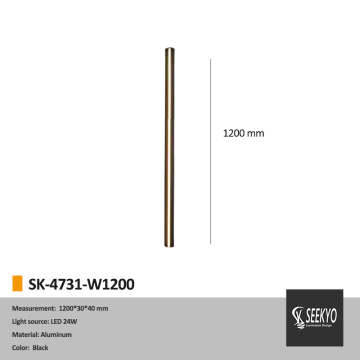 Linear Wall Lamp For Residential Black linear wall lamp for home Supplier