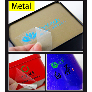 Personalized Clear Stickers Custom UV Transfer Printed Self-Adhesive Stickers