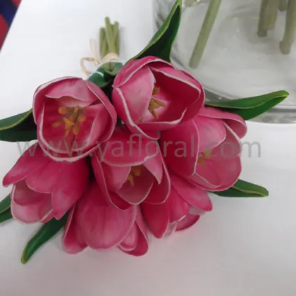 Wholesale Artificial tulip centerpiece decoration tulip flower artificial bushes tulip