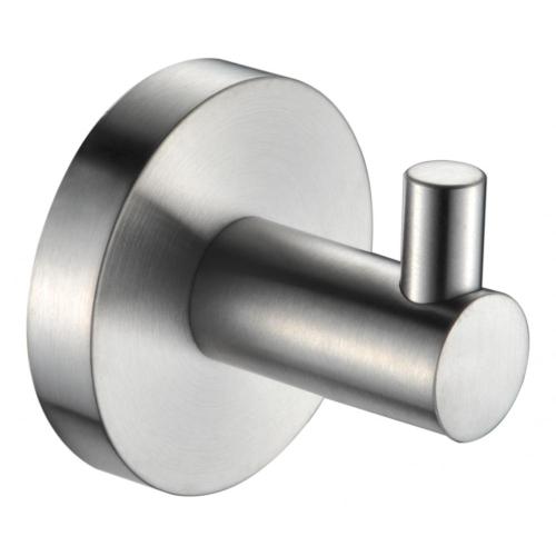 Stainless Steel Coat Hook 304s/s brush matt round single hook Supplier