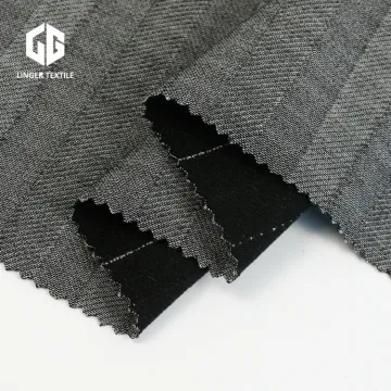 Striped Yarn Dyed Jacquard Fabric For Tailored Suit