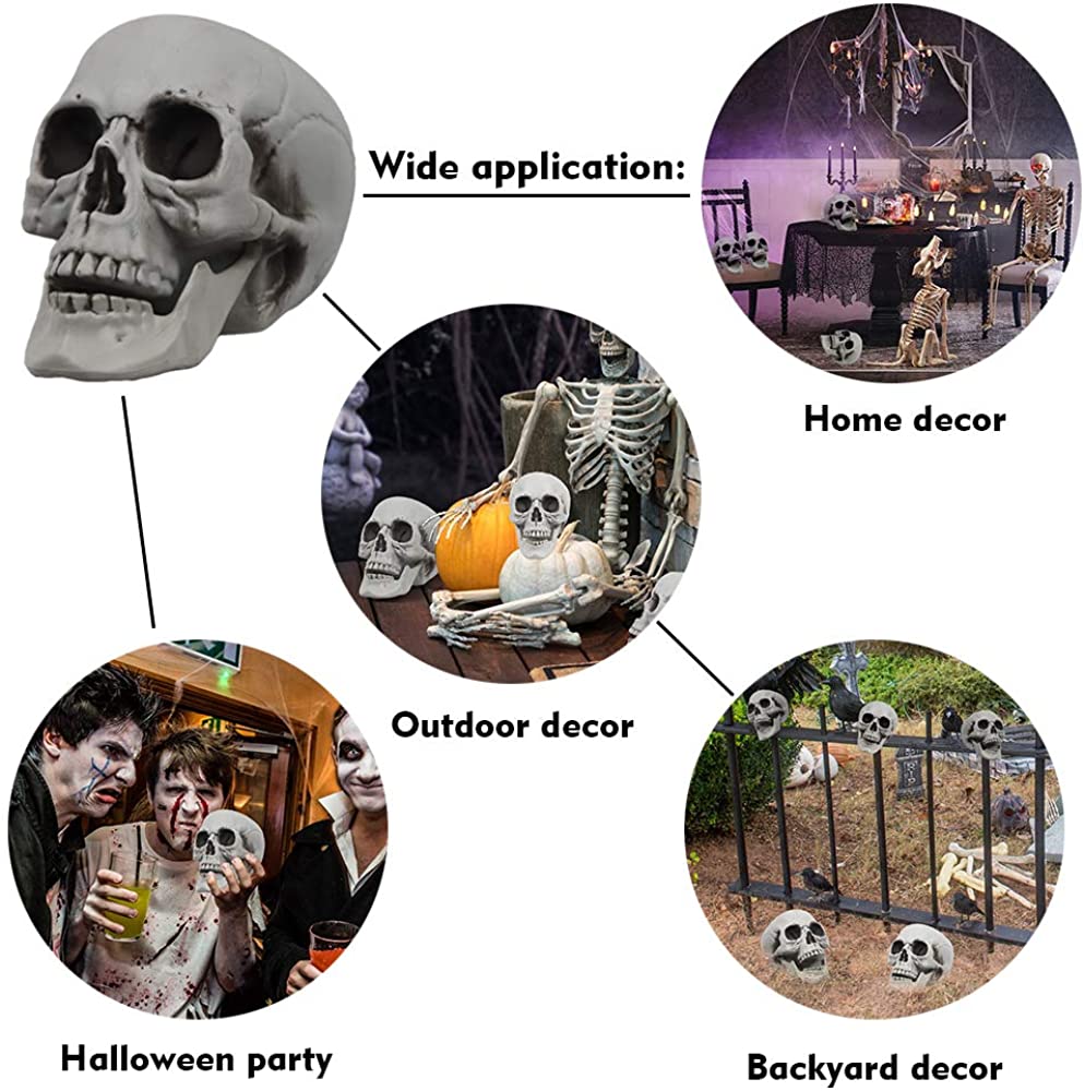 ハロウィーンの装飾用のスケルトンスカル