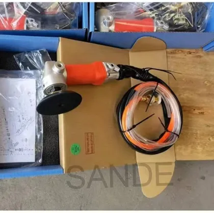 Portable Pneumatic Polisher for Granite - SANDE Sale Rear Exhaust Wet Stone Polisher