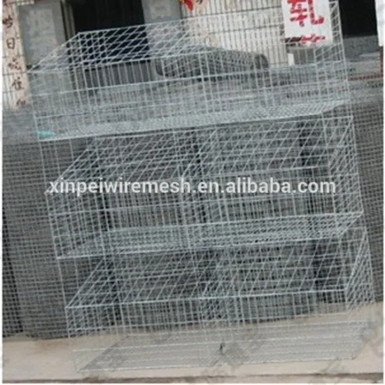 TOP.1 2015 new style mink cage with wooden box/wire breeding cage /galvanized mink cage (Anping Manufcturer)