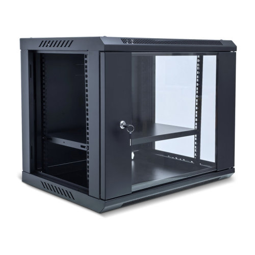 Gabinete de red de montaje en pared KD de 9U Serie B