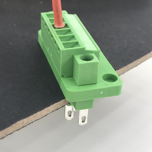 6 pin through wall mounting pluggable terminal block