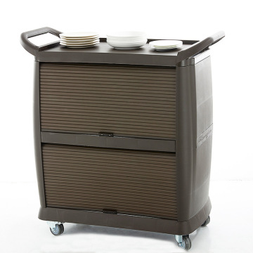 Compact Handheld Cart for Fast Food and Cafeterias