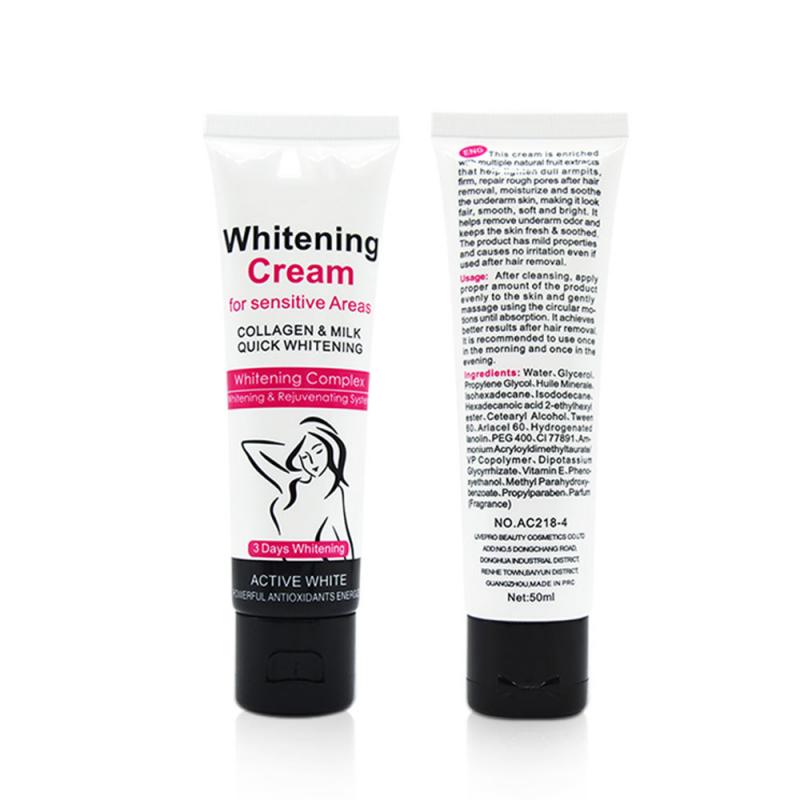 Armpit Whitening Cream Skin Lightening Bleaching Cream For Underarm Dark Skin Legs Knees Whitening Intimate Body Lotion TSLM2