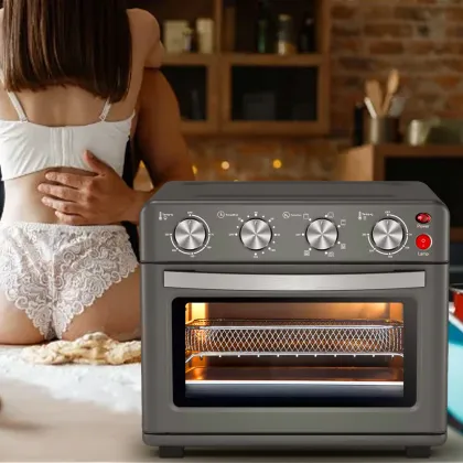 Professional Junwei Kitchen Air Fryer 25L: Non-Fat Cooking Oven Machine