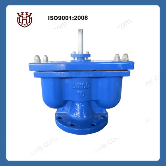 Three function double orifice air valve with stop valve
