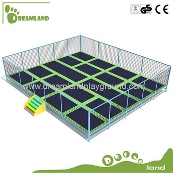 cheap gymnastics square trampoline protection equipment