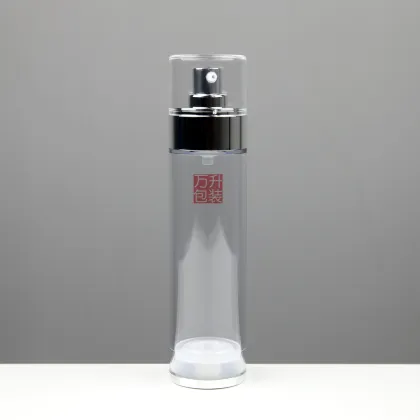 Skin Care Vacuum Pump Cosmetic Bottle 100ML SAN Airless Bottle