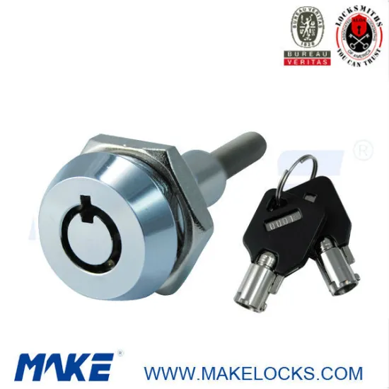 Small size tubular coffee machine lock
