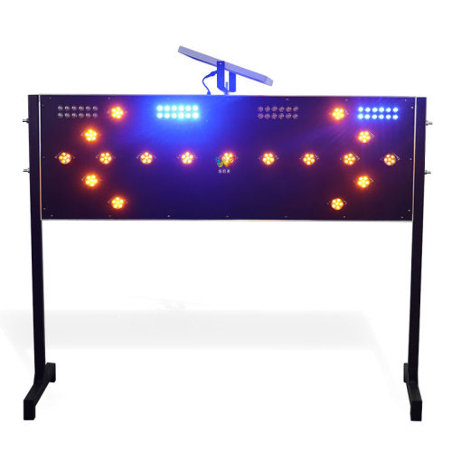 yellow flashing solar panel arrow board led lights
