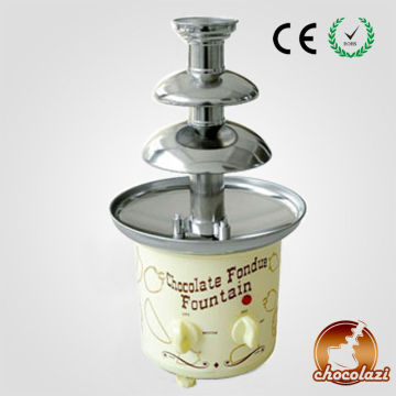 CHOCOLAZI ANT-8040 Auger 3 three tiers stainless steel Home machine plastic chocolate fountain machine