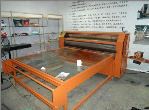 Mesin pemindahan haba ZX-1200 1700 Roller Sublimation Transfer Machine