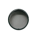 Sand sieve for soil in galvanized metal garden