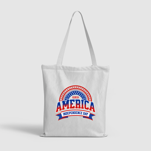 Independence Day Stars and Stripes Celebration Tote Bag