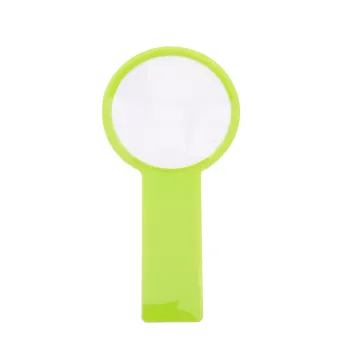Portable 3x Handheld PVC Magnifying Glass Bookmark Magnifier