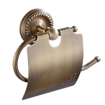 Brass European style bathroom antique color toilet paper towel holder pumping toilet tissue box toilet