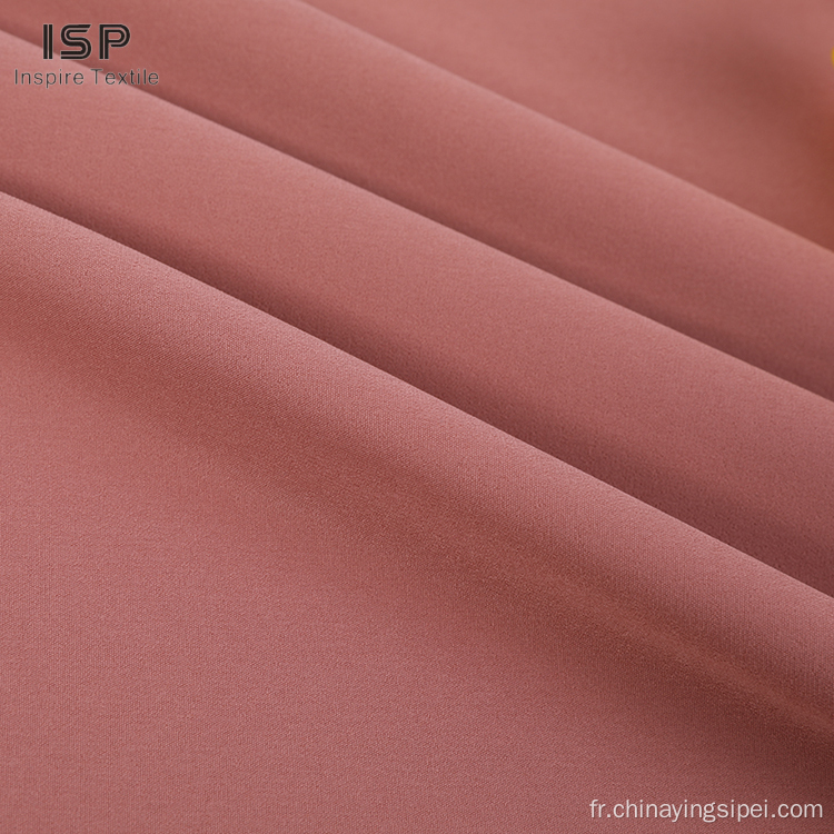 Tissu de polyester en spandex pour vêtements massifs teintes