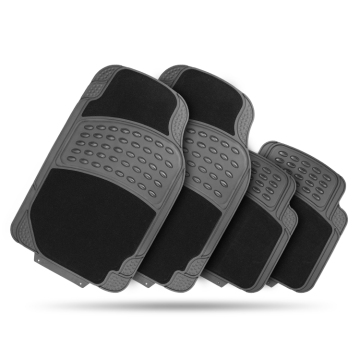 4pcs Non-Slip Waterproof Universal 3D Rubber PVC Car Mats